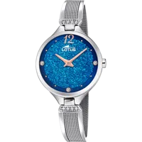 ساعة LOTUS BLISS 18605/2 زرقاء، سوار من الفولاذ، نسائية