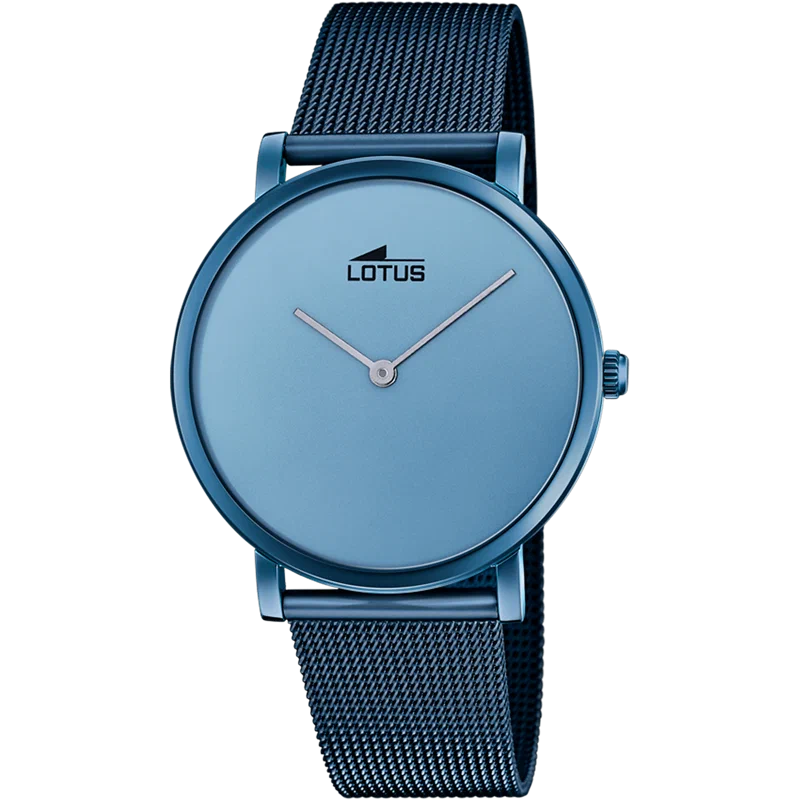 LOTUS MINIMALIST WATCH 18775/1 BLUE, STEEL BRACELET, MEN'S