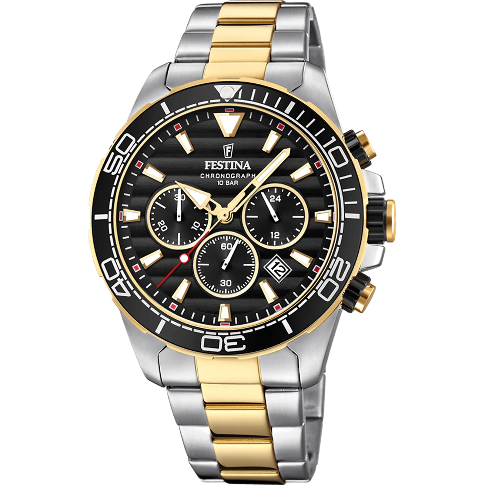 FESTINA PRESTIGE F20363/3 MEN'S WATCH, BLACK, STEEL BRACELET — Product image 1