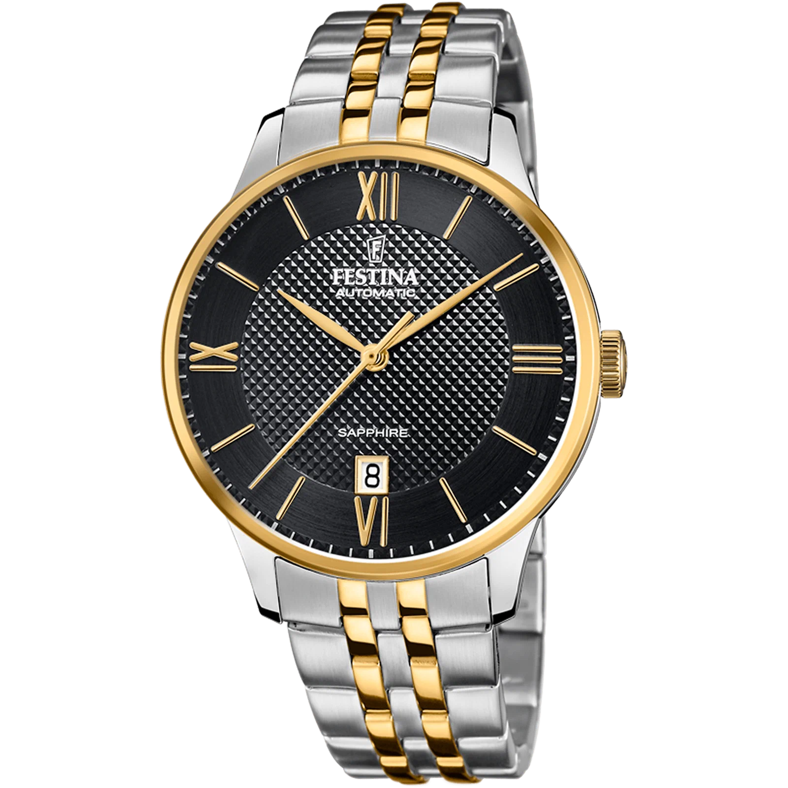 MONTRE FESTINA AUTOMATIC F20483/3 NOIR, BRACELET ACIER, HOMME — Image du produit 1