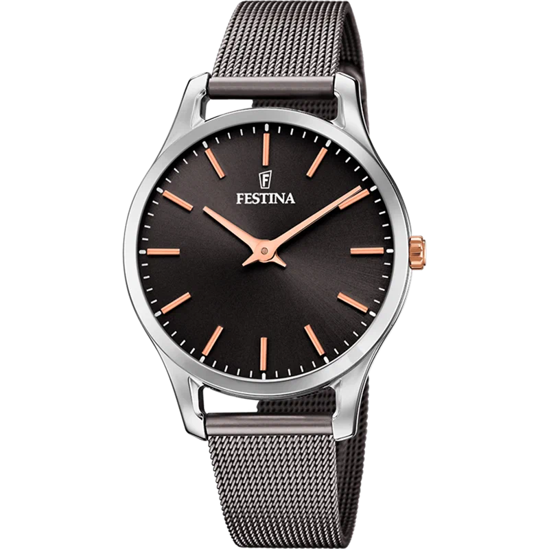 MONTRE FESTINA BOYFRIEND COLLECTION F20506/3 NOIR, BRACELET ACIER, FEMME