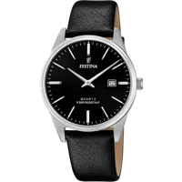 MONTRE FESTINA CLASSICS F20512/4 NOIR, BRACELET CUIR, HOMME