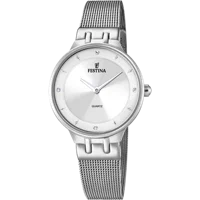 MONTRE FESTINA F20597/1 GRIS, BRACELET ACIER INOXYDABLE, FEMME