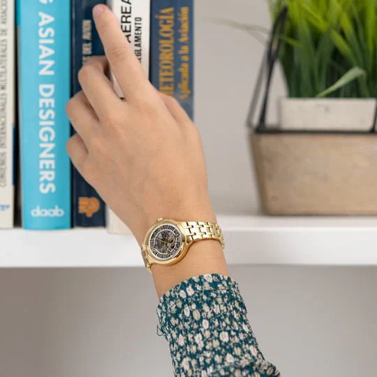ساعة FESTINA أوتوماتيك سكيليتون F20617/1 بسوار من الفولاذ، نسائية — صورة المنتج 4