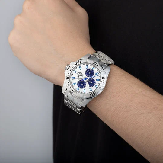 MONTRE FESTINA MULTIFUNCTION COLLECTION F20445/1 ARGENTÉ, BRACELET EN ACIER, HOMME — Image du produit 3
