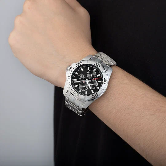 MONTRE FESTINA F20445/3 NOIR, BRACELET ACIER INOXYDABLE, HOMME — Image du produit 2