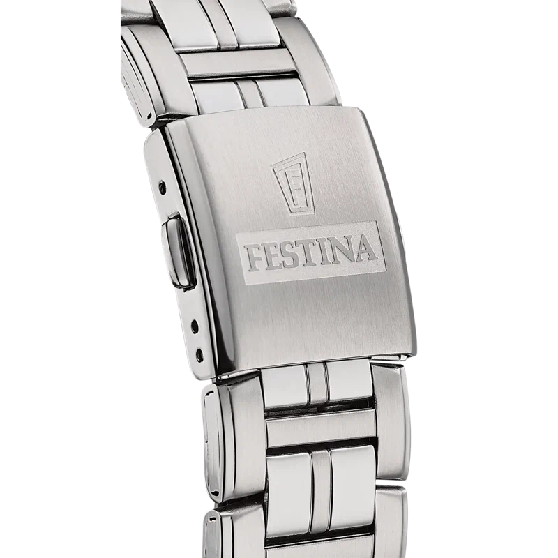 MONTRE FESTINA MULTIFUNCTION COLLECTION F20445/1 ARGENTÉ, BRACELET EN ACIER, HOMME — Image du produit 2