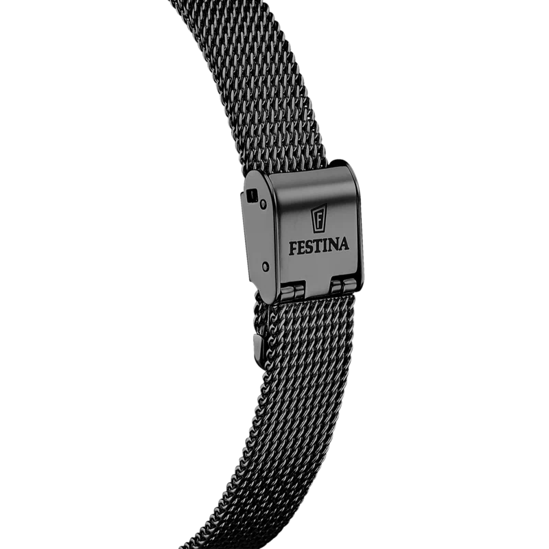 MONTRE FESTINA F20496/2 NOIR, BRACELET ACIER INOXYDABLE, FEMME — Image du produit 2