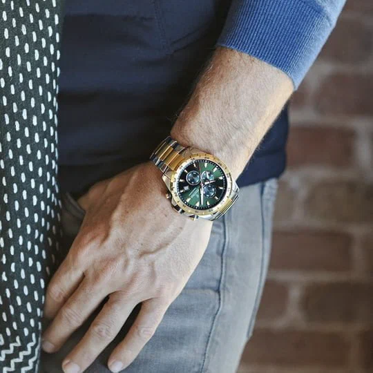 MONTRE FESTINA F20562/3 VERT, BRACELET ACIER INOXYDABLE, HOMME — Image du produit 4