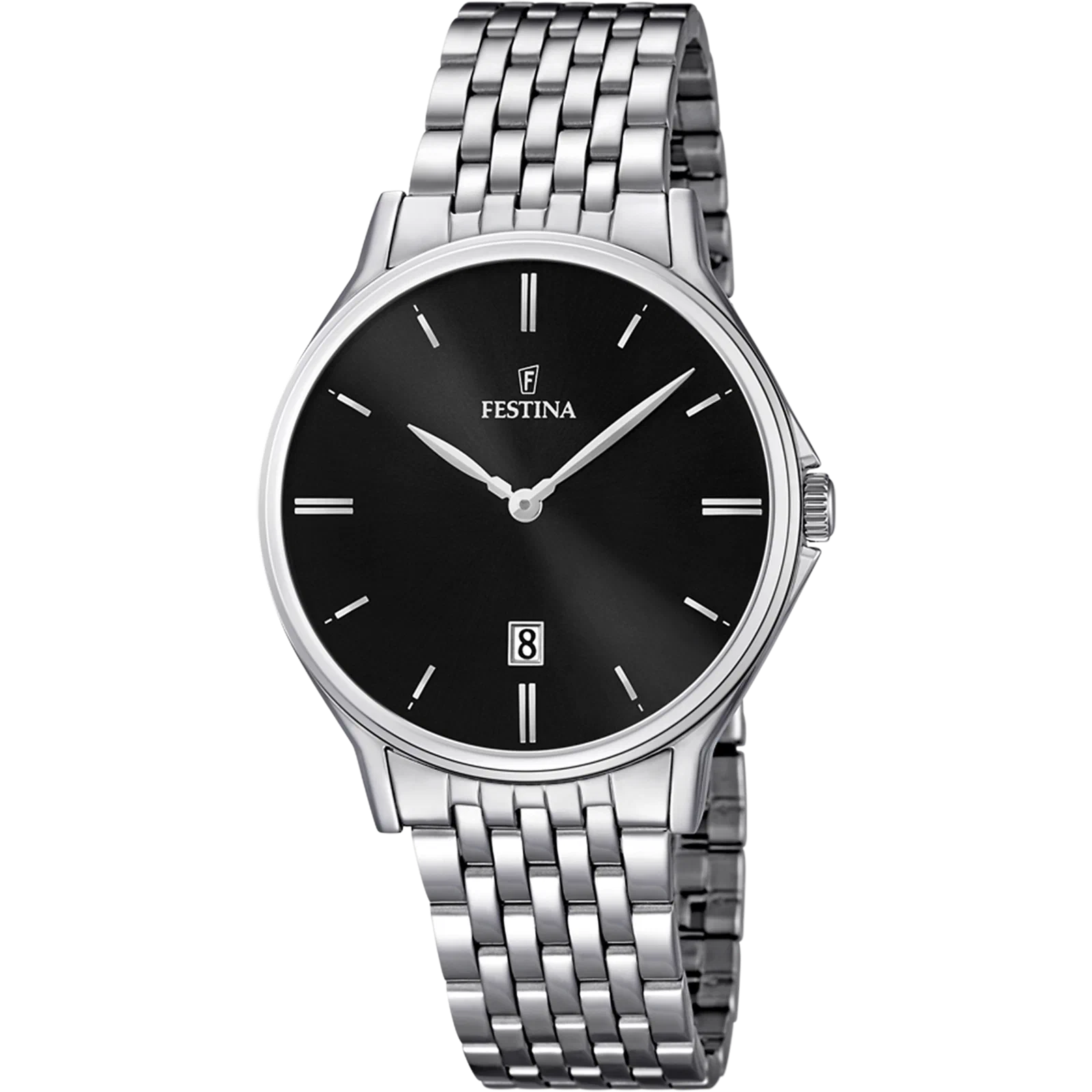 MONTRE FESTINA CLASSICS F16744/4 NOIR, BRACELET EN ACIER, HOMME — Image du produit 1