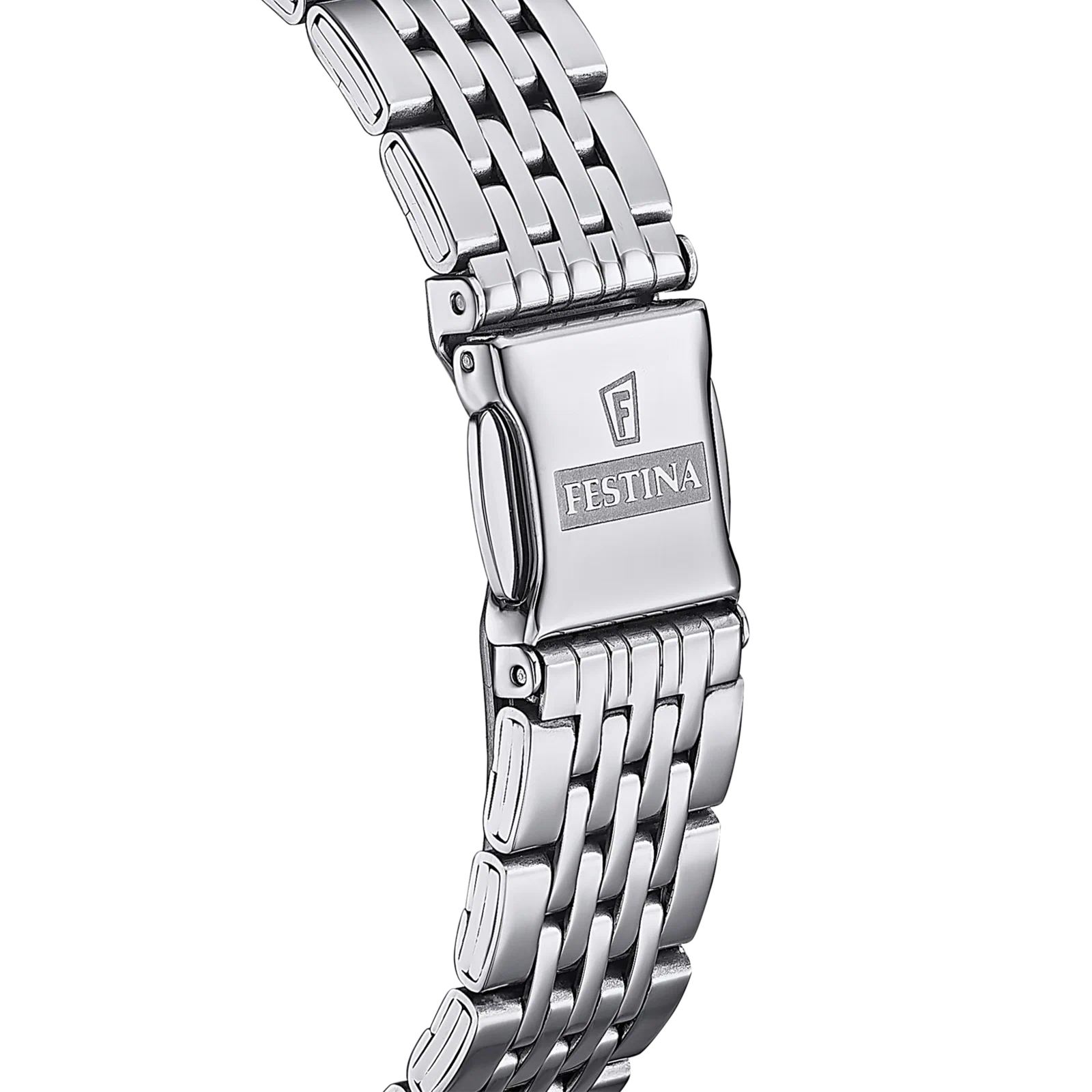 MONTRE FESTINA CLASSICS F16748/1 BLANC, BRACELET EN ACIER, FEMME — Image du produit 2