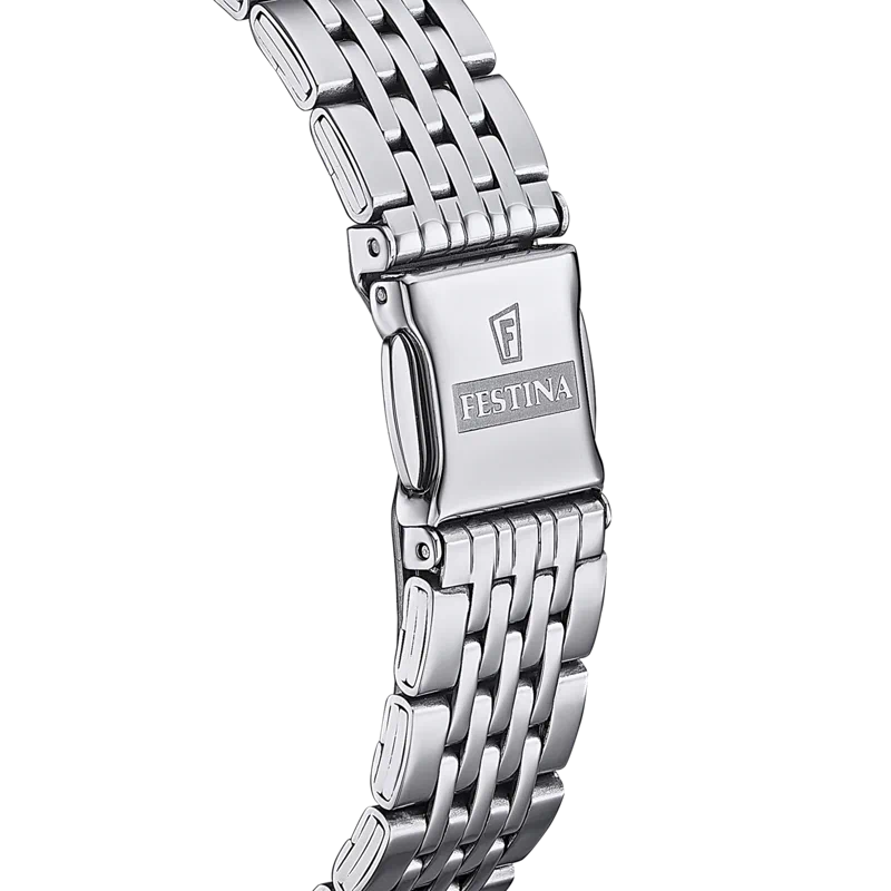 MONTRE FESTINA CLASSICS F16748/1 BLANC, BRACELET EN ACIER, FEMME — Image du produit 2