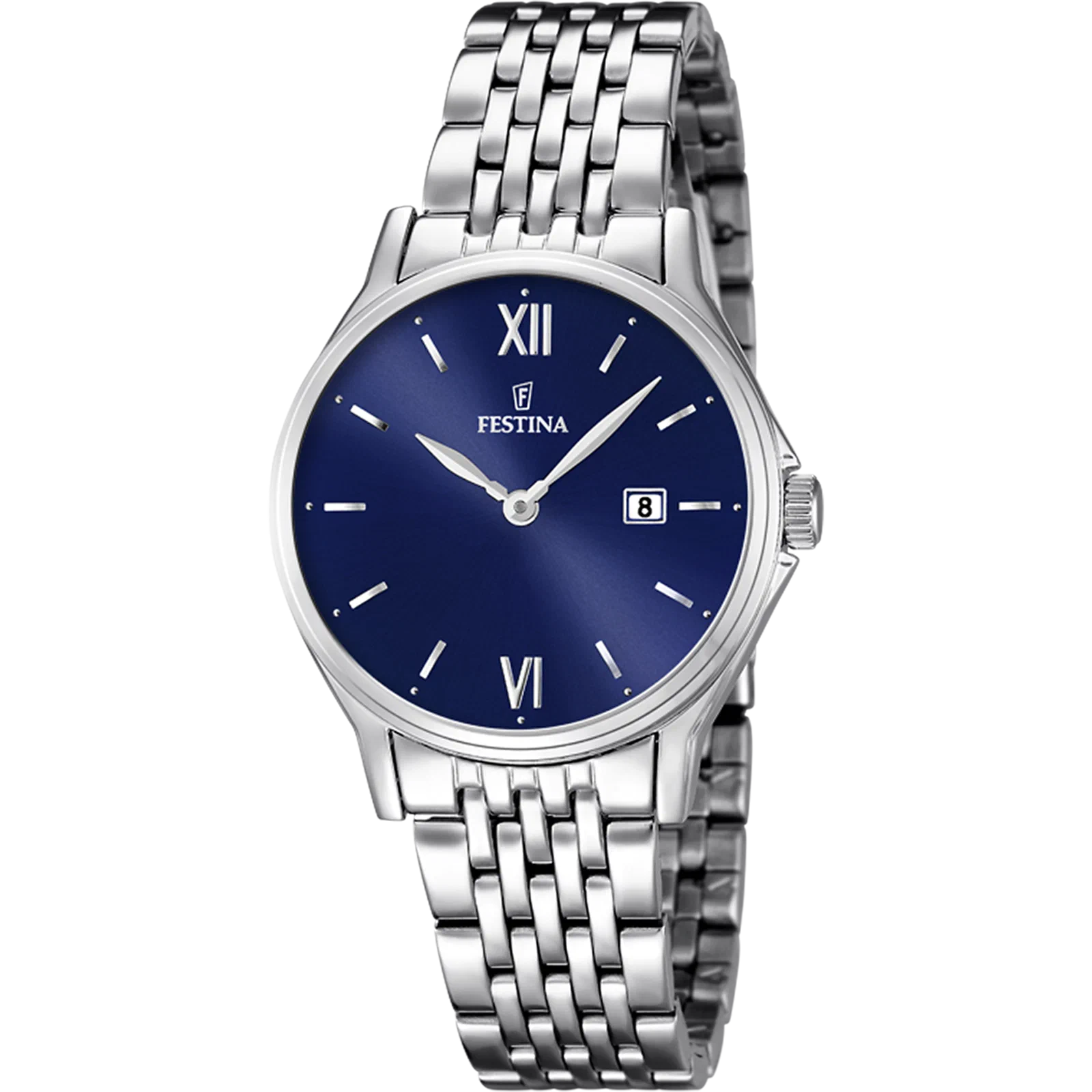 MONTRE FESTINA CLASSICS F16748/3 BLEU, BRACELET EN ACIER, FEMME — Image du produit 1