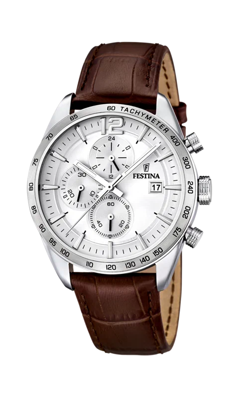 MONTRE FESTINA F16760/1 GRIS, BRACELET CUIR, HOMME — Image du produit 4