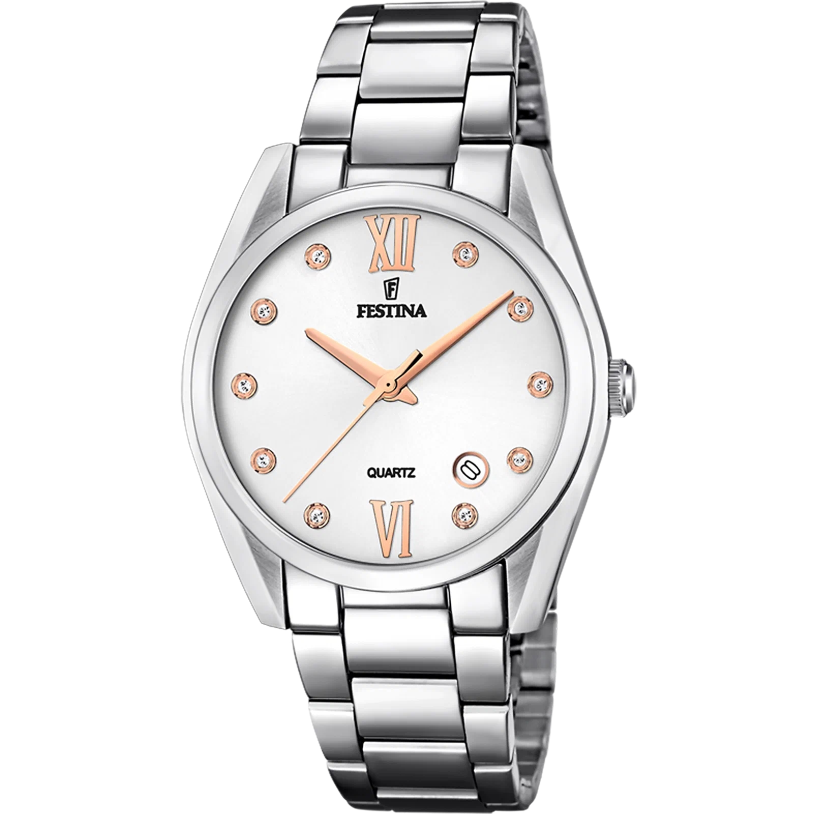 MONTRE FESTINA F16790/A GRIS, BRACELET ACIER INOXYDABLE, FEMME — Image du produit 1
