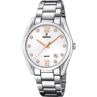 MONTRE FESTINA F16790/A GRIS, BRACELET ACIER INOXYDABLE, FEMME