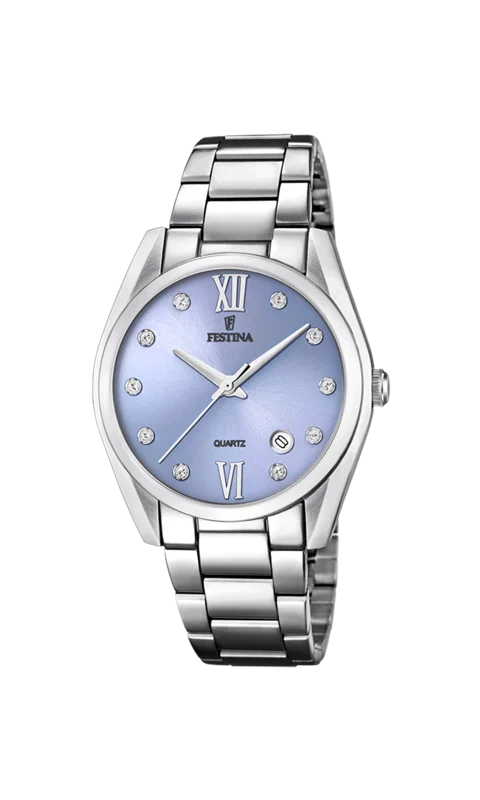 MONTRE FESTINA F16790/B BLEU, BRACELET ACIER INOXYDABLE, FEMME — Image du produit 6