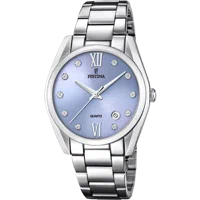 MONTRE FESTINA F16790/B BLEU, BRACELET ACIER INOXYDABLE, FEMME
