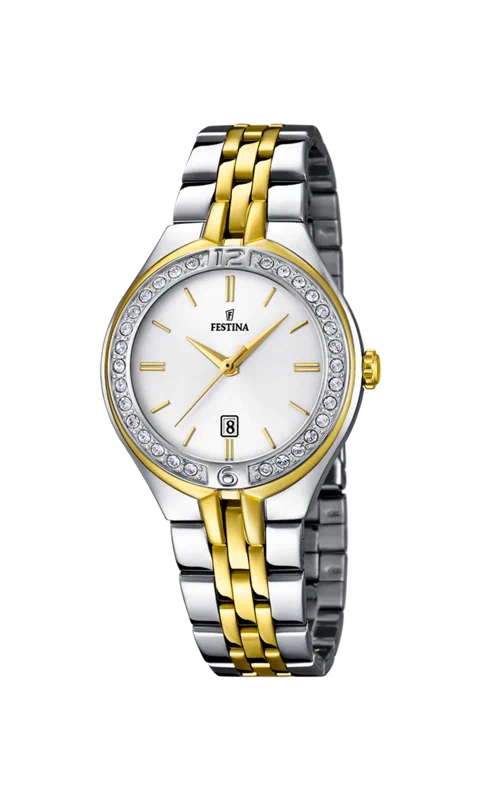 MONTRE FESTINA F16868/1 GRIS, BRACELET ACIER INOXYDABLE, FEMME — Image du produit 5