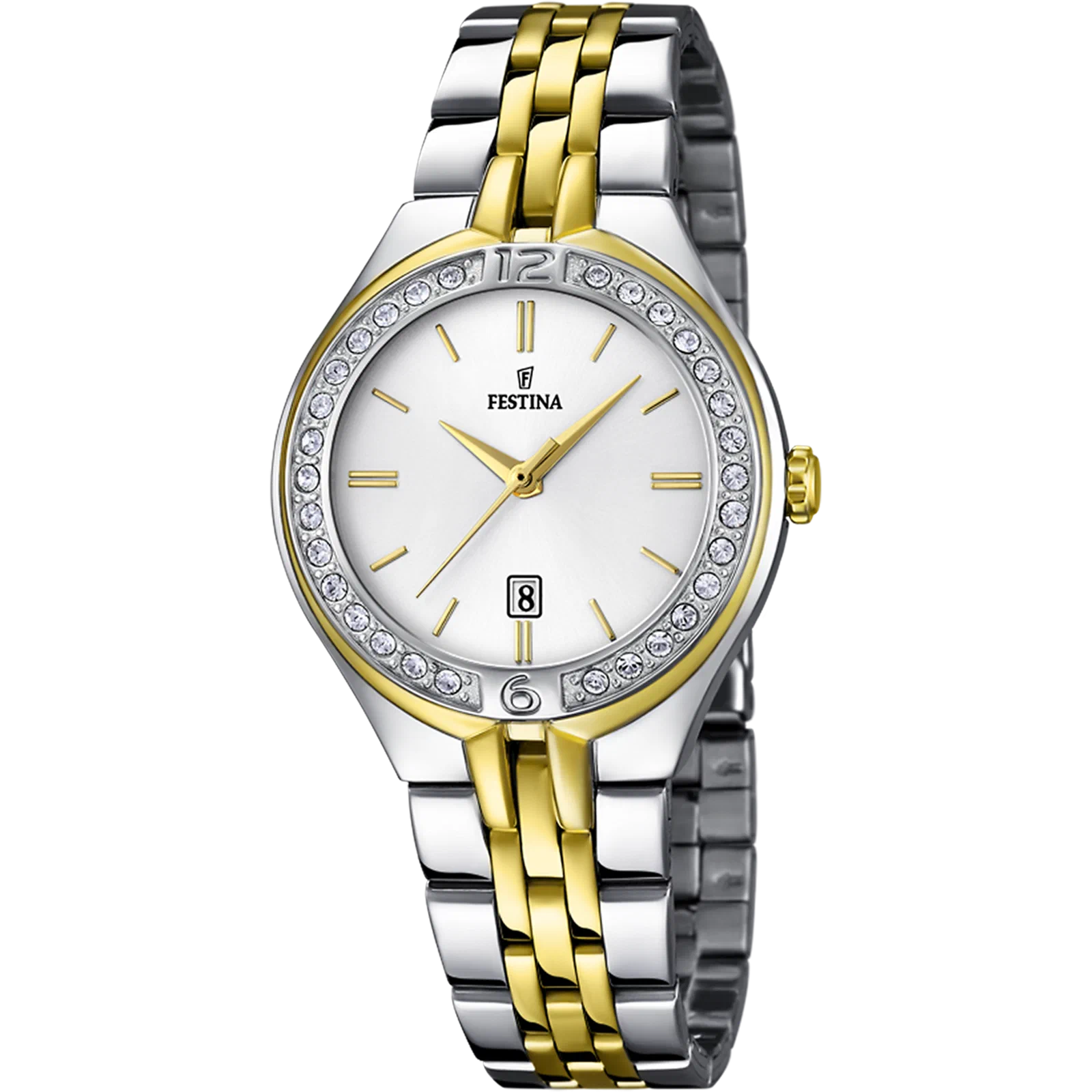 MONTRE FESTINA F16868/1 GRIS, BRACELET ACIER INOXYDABLE, FEMME — Image du produit 1