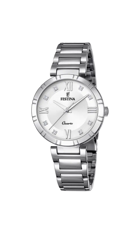 MONTRE FESTINA F16936/A GRIS, BRACELET ACIER INOXYDABLE, FEMME — Image du produit 4