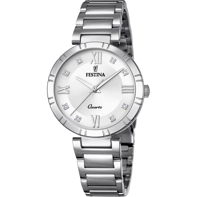 MONTRE FESTINA F16936/A GRIS, BRACELET ACIER INOXYDABLE, FEMME