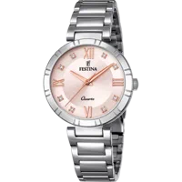 MONTRE FESTINA F16936/C ROSE, BRACELET ACIER INOXYDABLE, FEMME