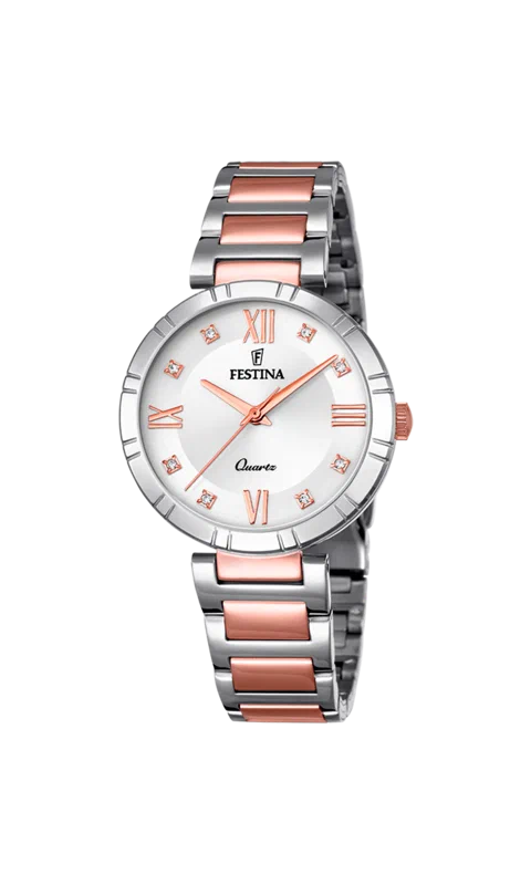 MONTRE FESTINA F16937/D GRIS, BRACELET ACIER INOXYDABLE, FEMME — Image du produit 2