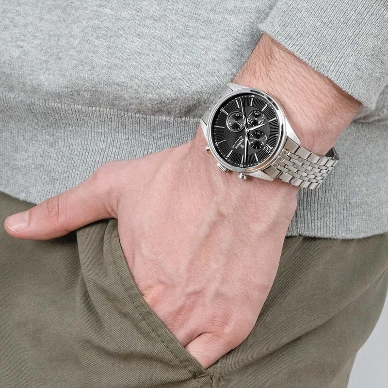MONTRE FESTINA F20285/4 NOIR, BRACELET ACIER INOXYDABLE, HOMME — Image du produit 4