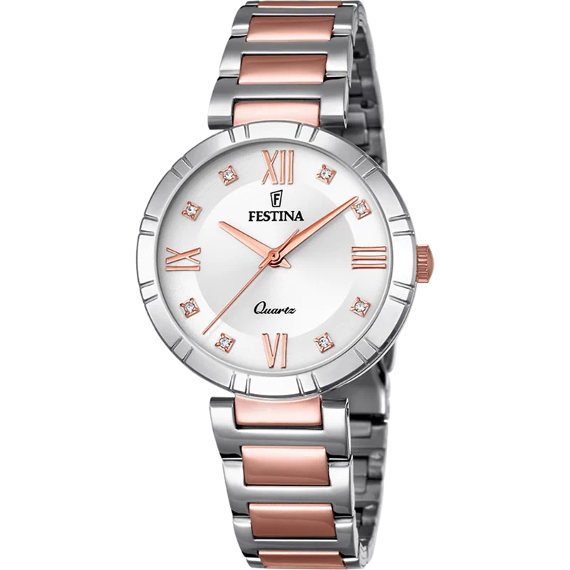 MONTRE FESTINA F16937/D GRIS, BRACELET ACIER INOXYDABLE, FEMME