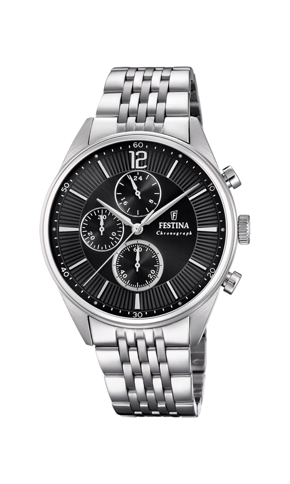MONTRE FESTINA F20285/4 NOIR, BRACELET ACIER INOXYDABLE, HOMME — Image du produit 2