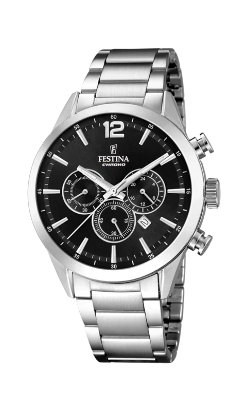 MONTRE FESTINA F20343/B VERT, BRACELET ACIER INOXYDABLE, HOMME — Image du produit 3