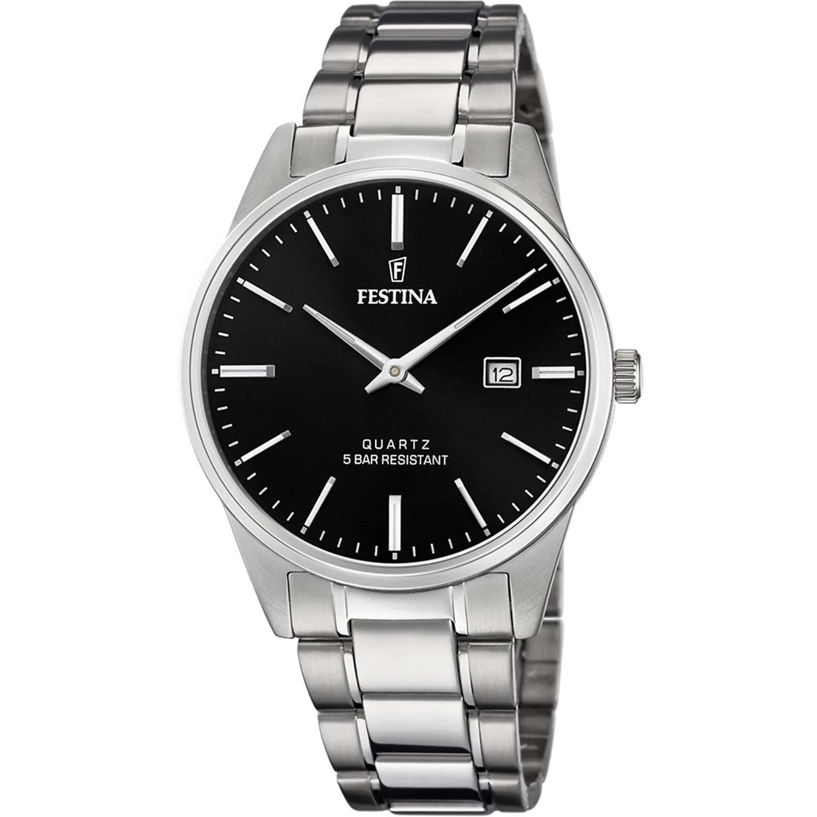 Festina Watch F20511/4 Black, Stainless Steel Bracelet, Men's — Product image 1