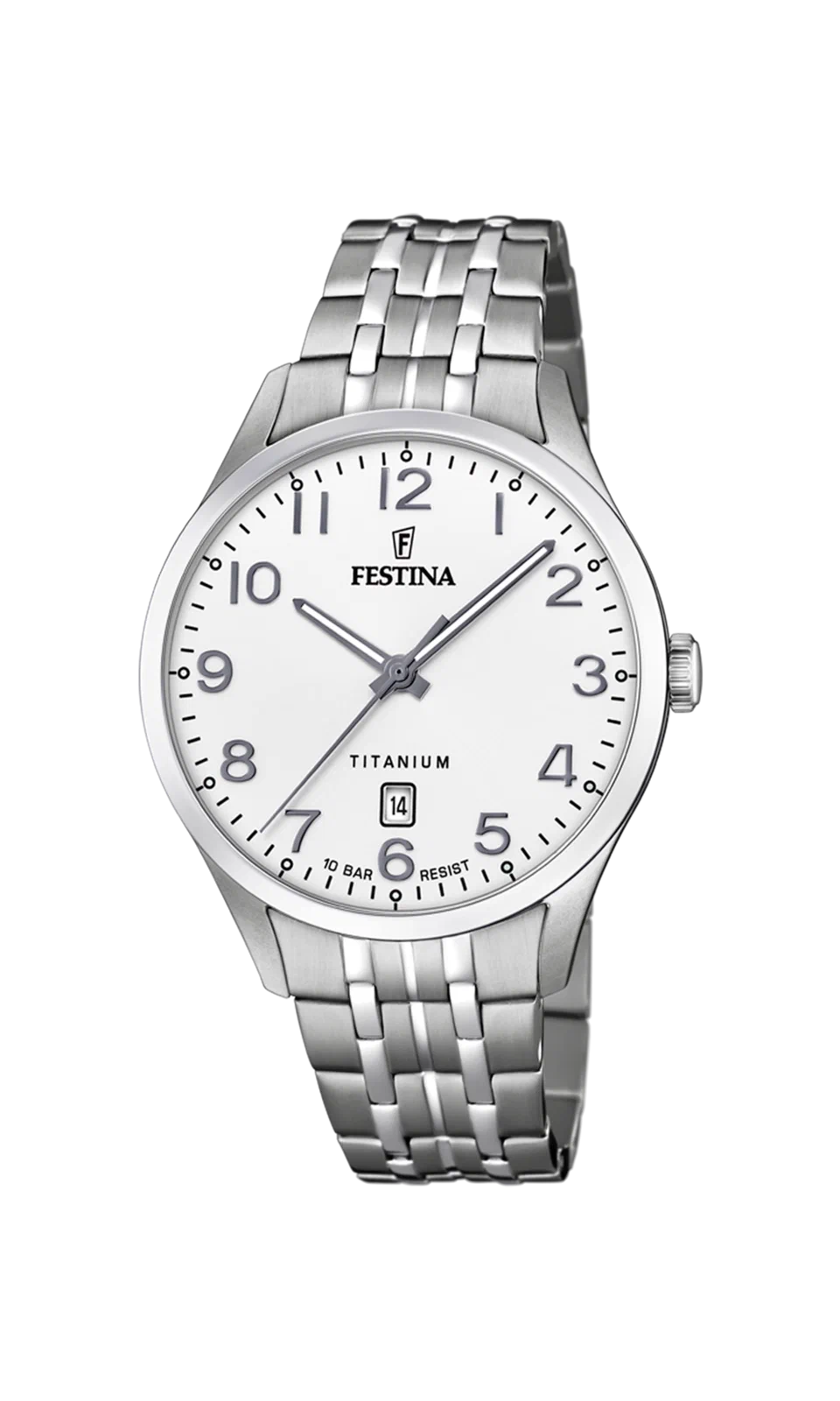 MONTRE FESTINA TITANIUM F20466/1 BLANC, BRACELET EN TITANE, HOMME — Image du produit 3