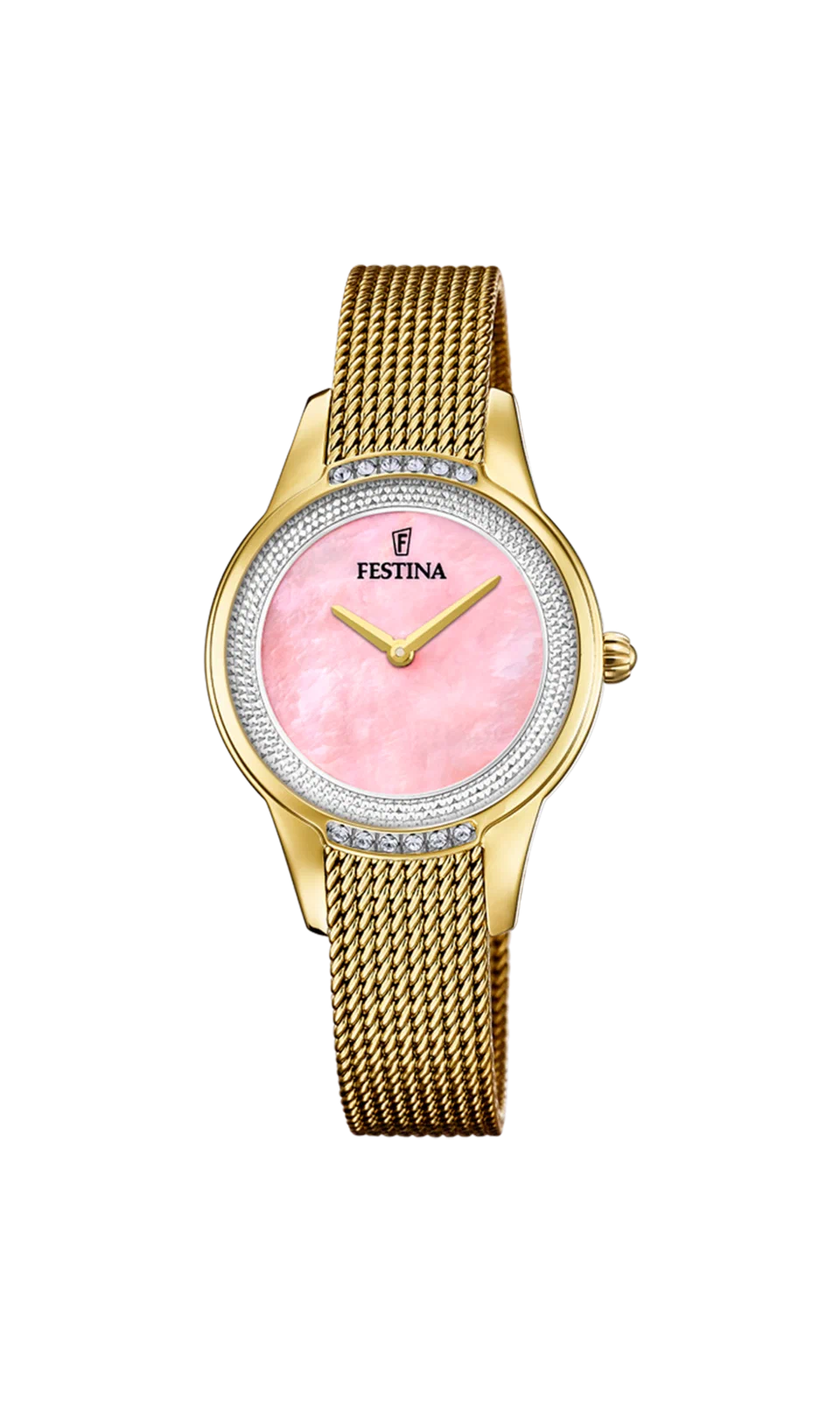 ساعة FESTINA F20495/2 وردية، سوار من الستانلس ستيل، نسائي — صورة المنتج 3