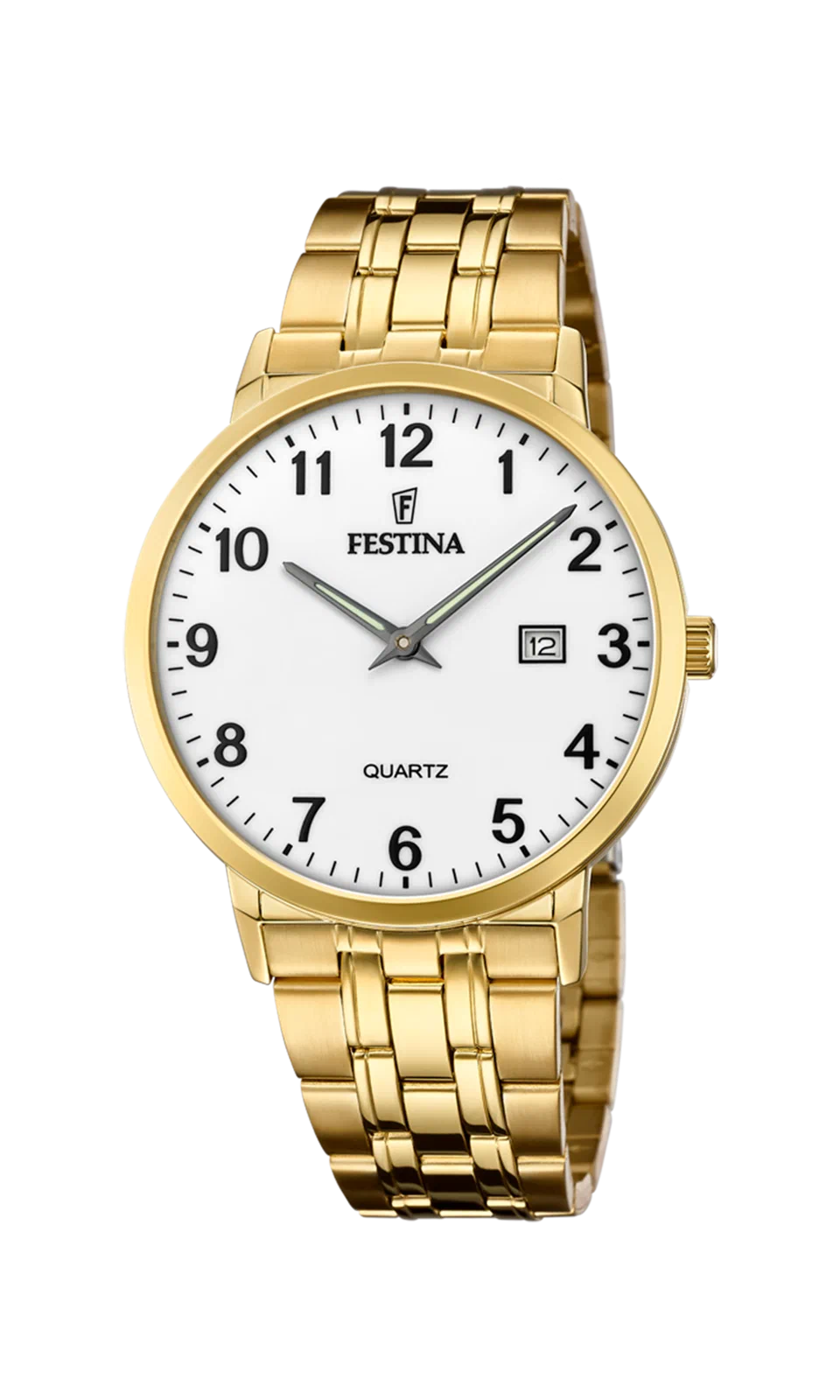 MONTRE FESTINA CLASSICS F20513/1 BLANC, BRACELET EN ACIER, HOMME — Image du produit 3