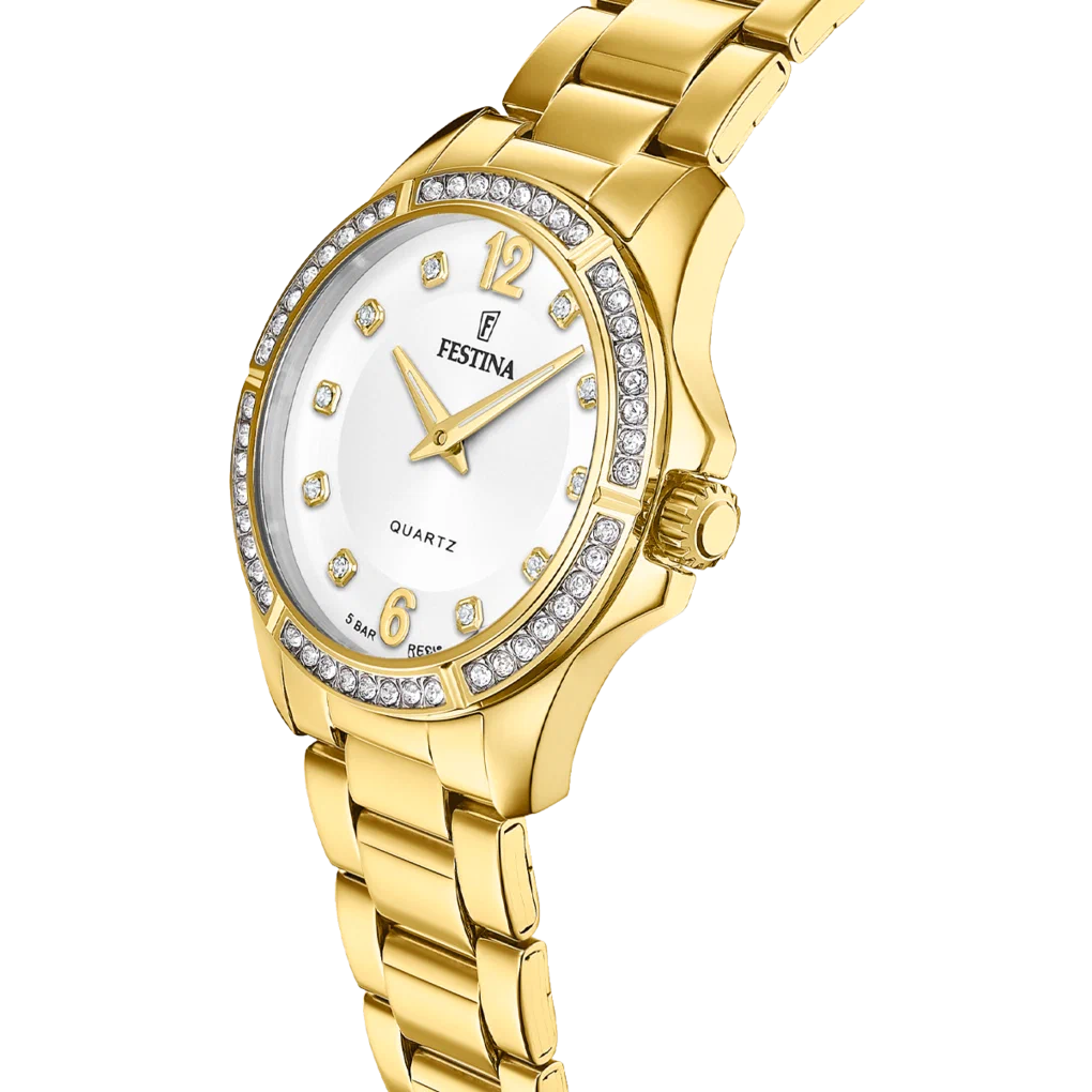 MONTRE FESTINA F20596/1 GRIS, BRACELET ACIER INOXYDABLE, FEMME — Image du produit 5