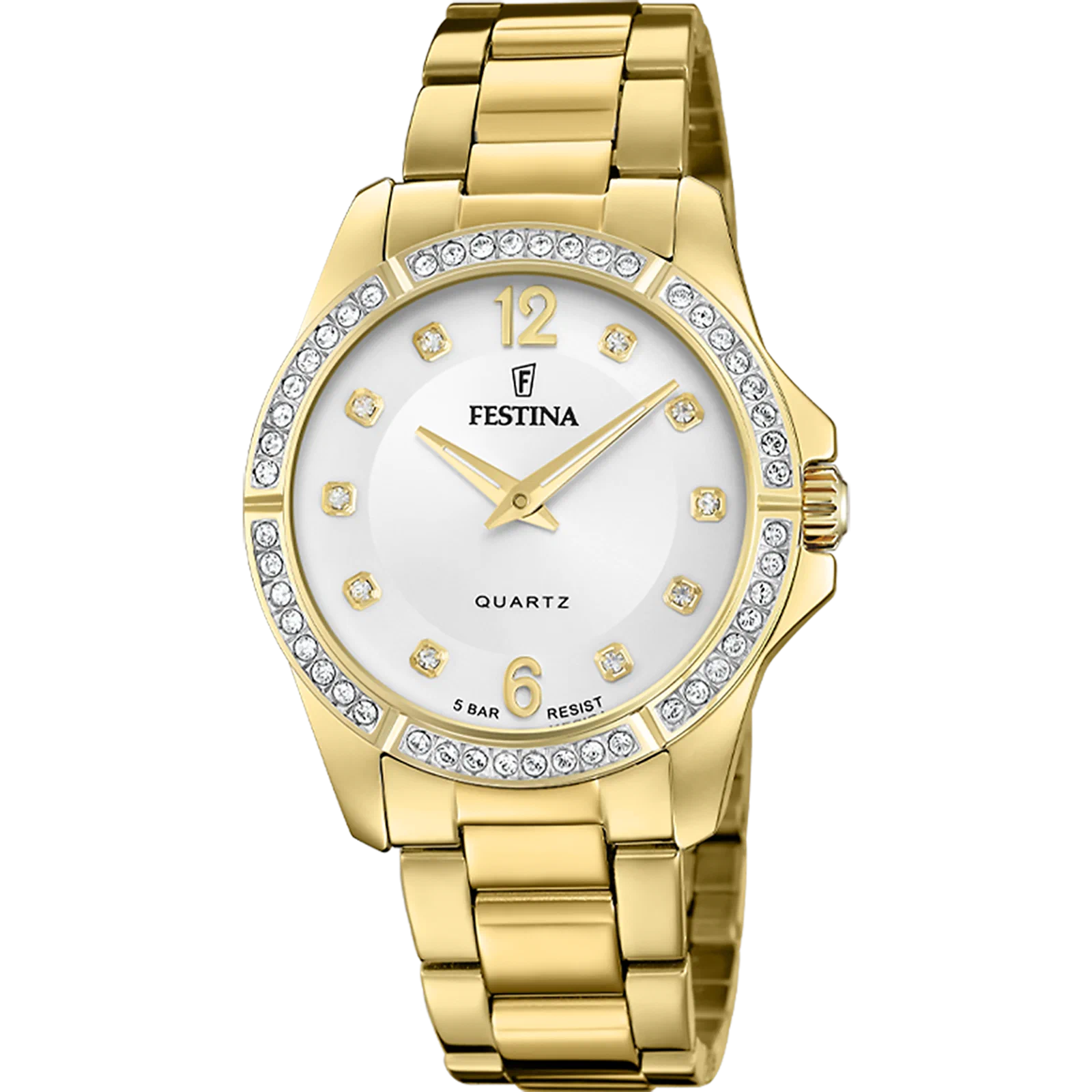 MONTRE FESTINA F20596/1 GRIS, BRACELET ACIER INOXYDABLE, FEMME — Image du produit 1