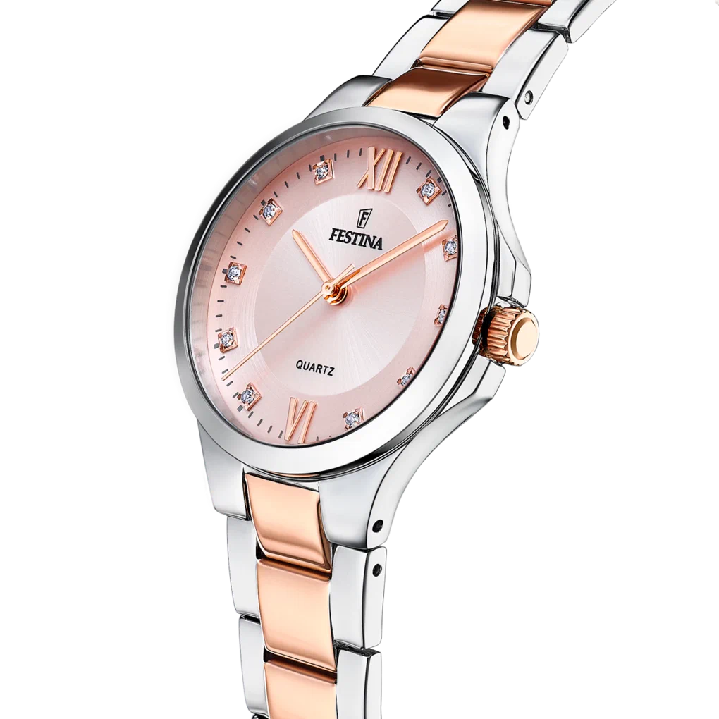 MONTRE FESTINA F20612/2 ROSE, BRACELET ACIER INOXYDABLE, FEMME — Image du produit 4