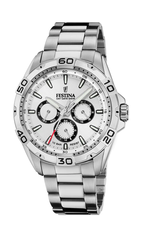 MONTRE FESTINA F20623/1 BLANC BRACELET EN ACIER INOXYDABLE HOMME — Image du produit 3