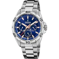 MONTRE FESTINA F20623/2 BLEU BRACELET EN ACIER INOXYDABLE HOMME