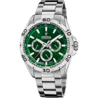 MONTRE FESTINA F20623/3 VERT BRACELET EN ACIER INOXYDABLE HOMME