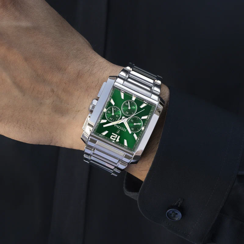 MONTRE FESTINA F20635/3 VERT, BRACELET EN ACIER INOXYDABLE 316L, HOMME — Image du produit 4