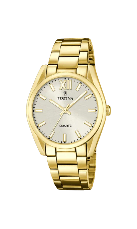 MONTRE FESTINA F20640/1 CHAMPAGNE, BRACELET EN ACIER INOXYDABLE 316L, FEMME — Image du produit 3