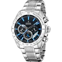 MONTRE FESTINA TIMELESS CHRONOGRAPH F20668/6 NOIR BRACELET EN ACIER INOXYDABLE HOMME