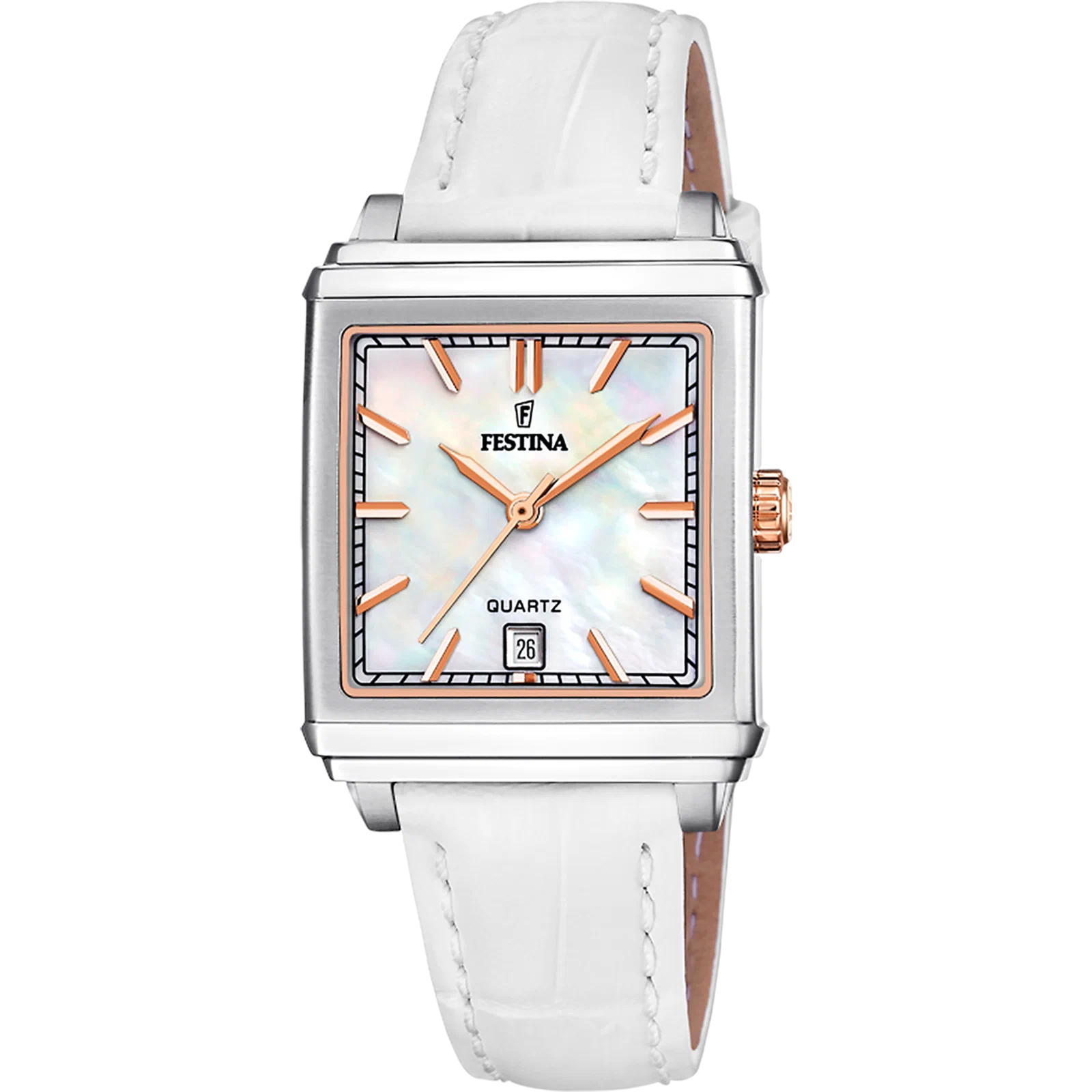 MONTRE FESTINA F20682/1 BEIGE, BRACELET D’ CUIR, FEMME — Image du produit 1
