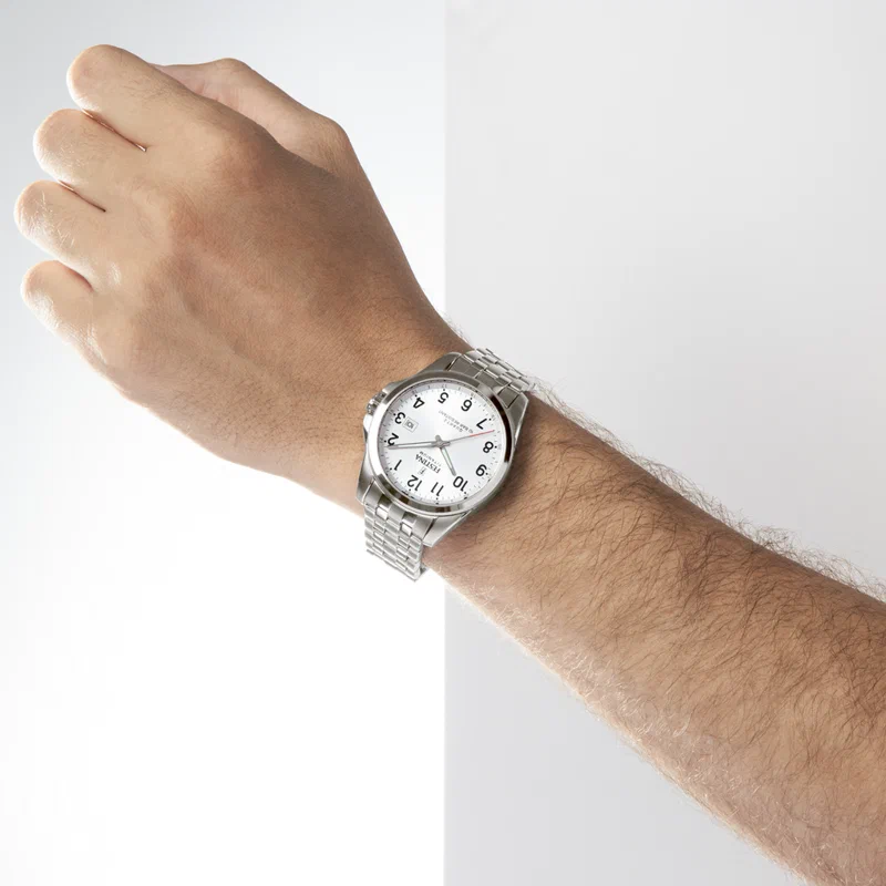 MONTRE FESTINA CALENDIER TITANE F20696/1 BLANC, BRACELET D’ TITANE, HOMME — Image du produit 5