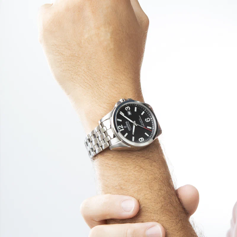 MONTRE FESTINA CALENDIER TITANE F20696/3 NOIR, BRACELET D’ TITANE, HOMME — Image du produit 5