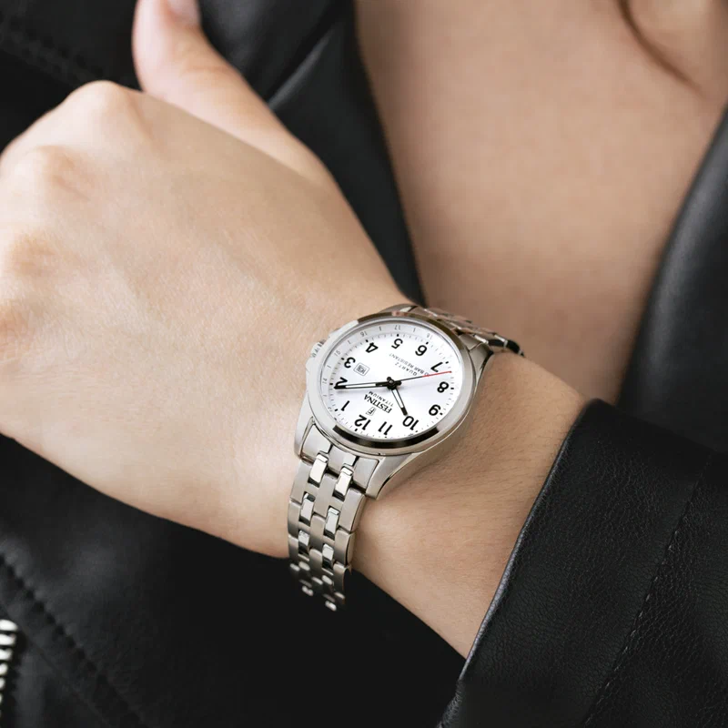 MONTRE FESTINA CALENDIER TITANE F20697/1 BLANC, BRACELET D’ TITANE, FEMME — Image du produit 5