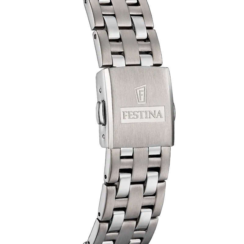 MONTRE FESTINA CALENDIER TITANE F20696/3 NOIR, BRACELET D’ TITANE, HOMME — Image du produit 4
